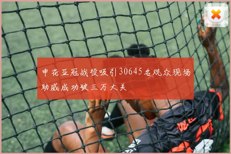 申花亚冠战役吸引30645名观众现场助威成功破三万大关